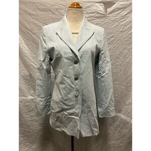 Linda Allard and Ellen Tracy Sky Blue Blazer Size 6 Brand New With Tags